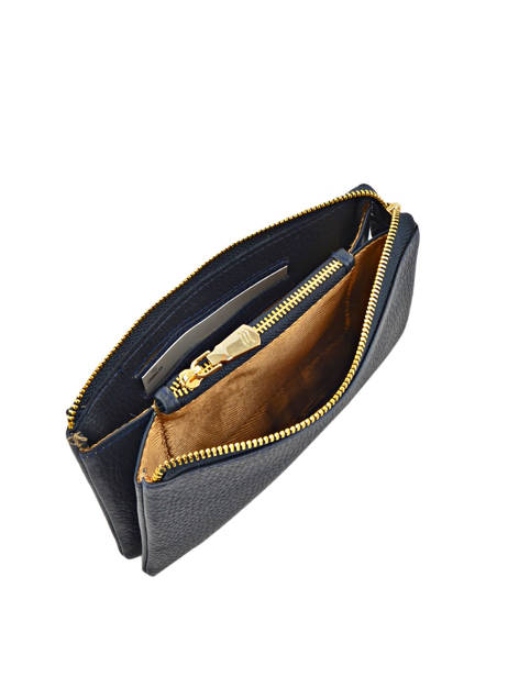 Portefeuille Caviar Leder Crinkles Blauw caviar 14196 ander zicht 1